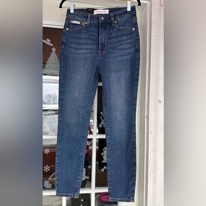 Calvin Klein Women's High Rise Stretch Skinny Jean Storm Blue 4/27